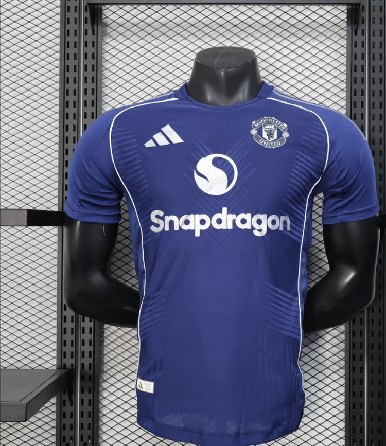 Maillots Homme Domicile Manchester United 2025/2026 Bleu S-XXL